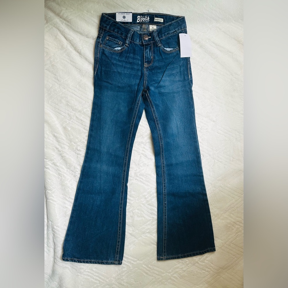 NWT Girls oshkosh boot cut denim jeans size 8S